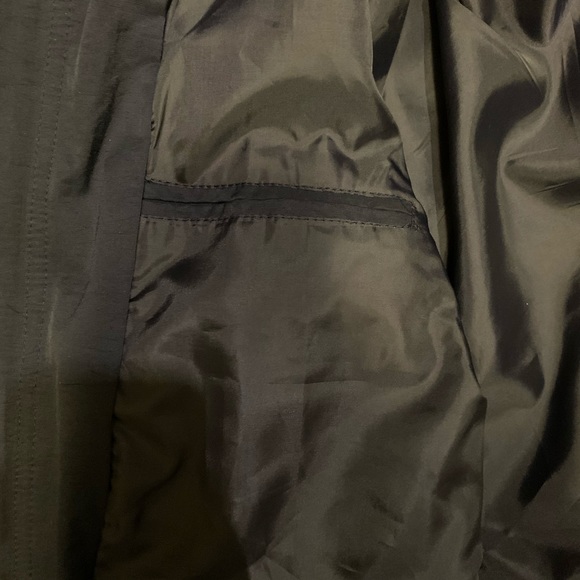 Mens Blank NYC Navy Blue Bomber Jacket - Picture 8 of 11